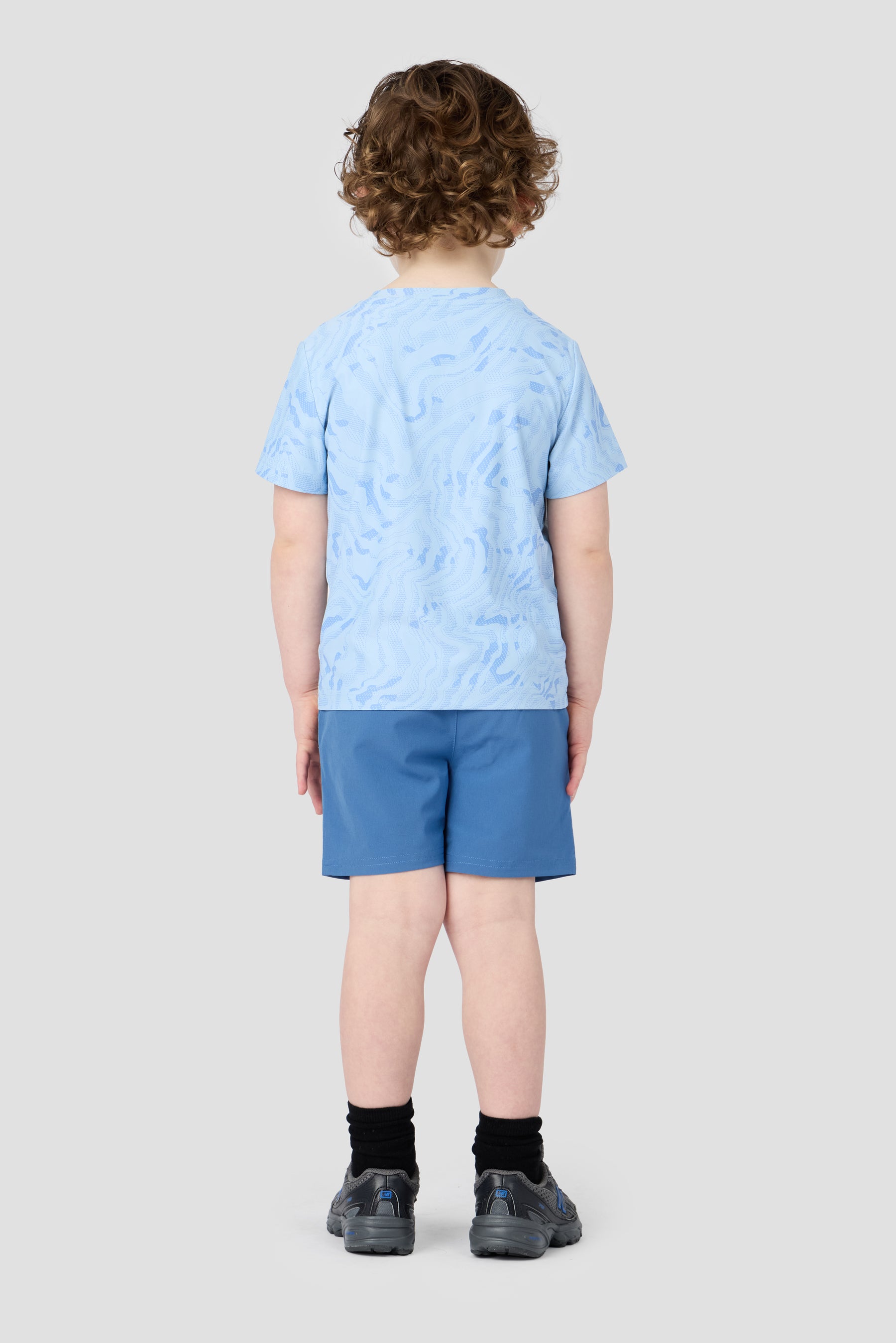 Navigate T-Shirt/Short - Summer Mist/Cloudy Blue/Charcoal Blue