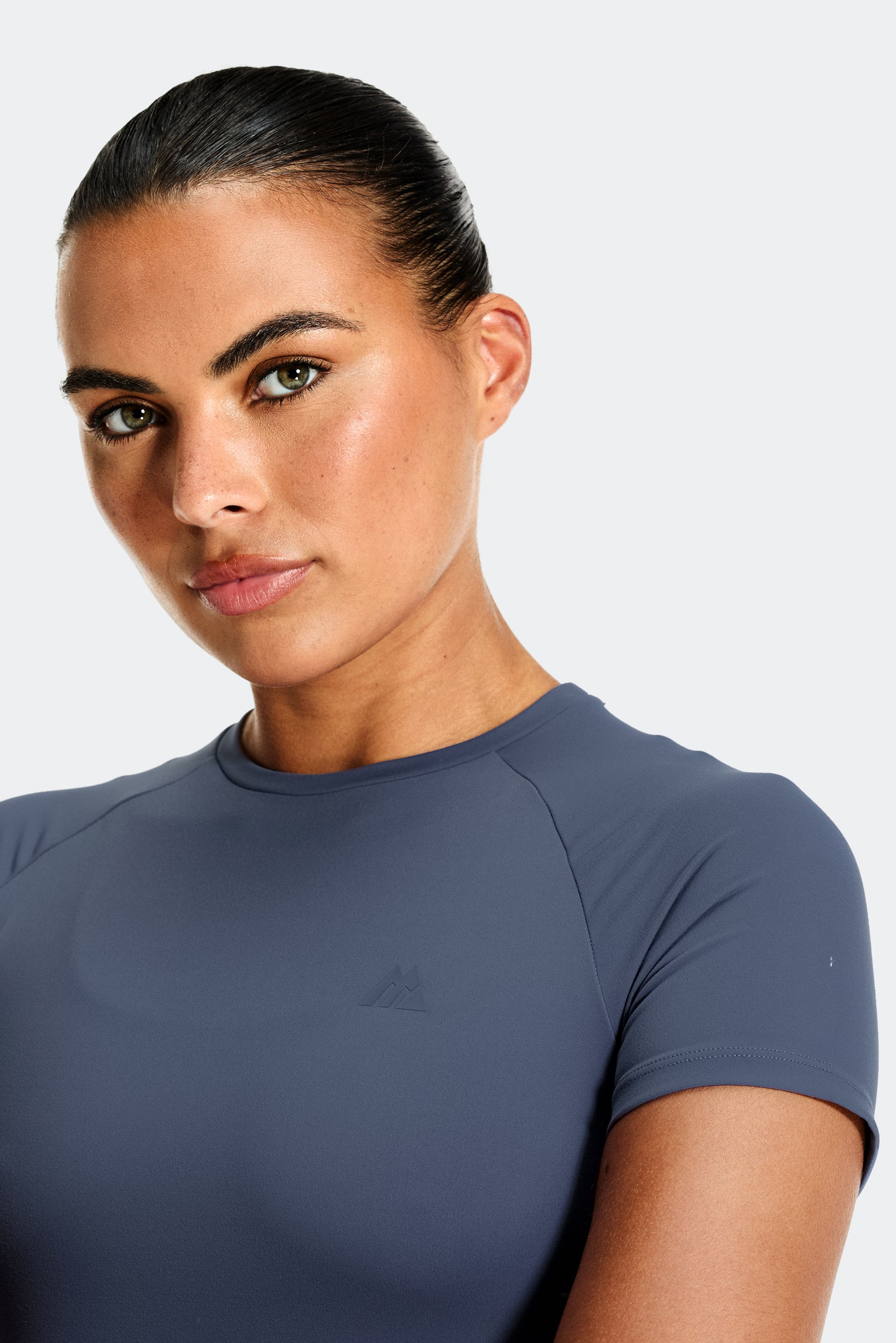 Form Baby T-Shirt - Greyed Indigo