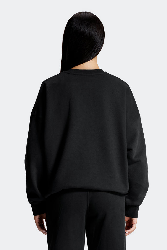 Form Oversized Sweatshirt - Black