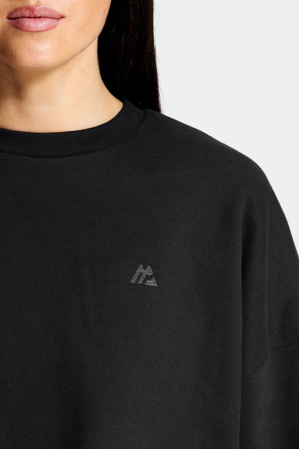 Form Oversized Sweatshirt - Black