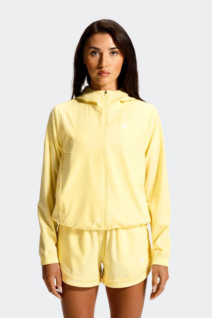 Women's Trail Windbreaker - Lemon/White
