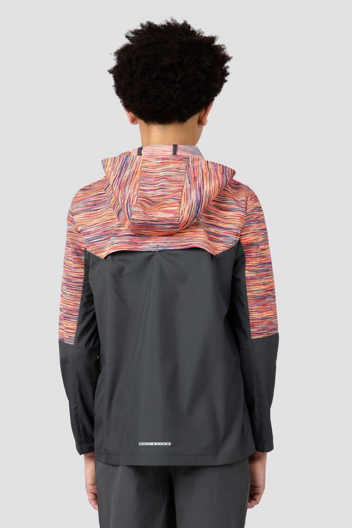 Boys Trail 2.0 Windbreaker - Grey/Orange/Red/Blue