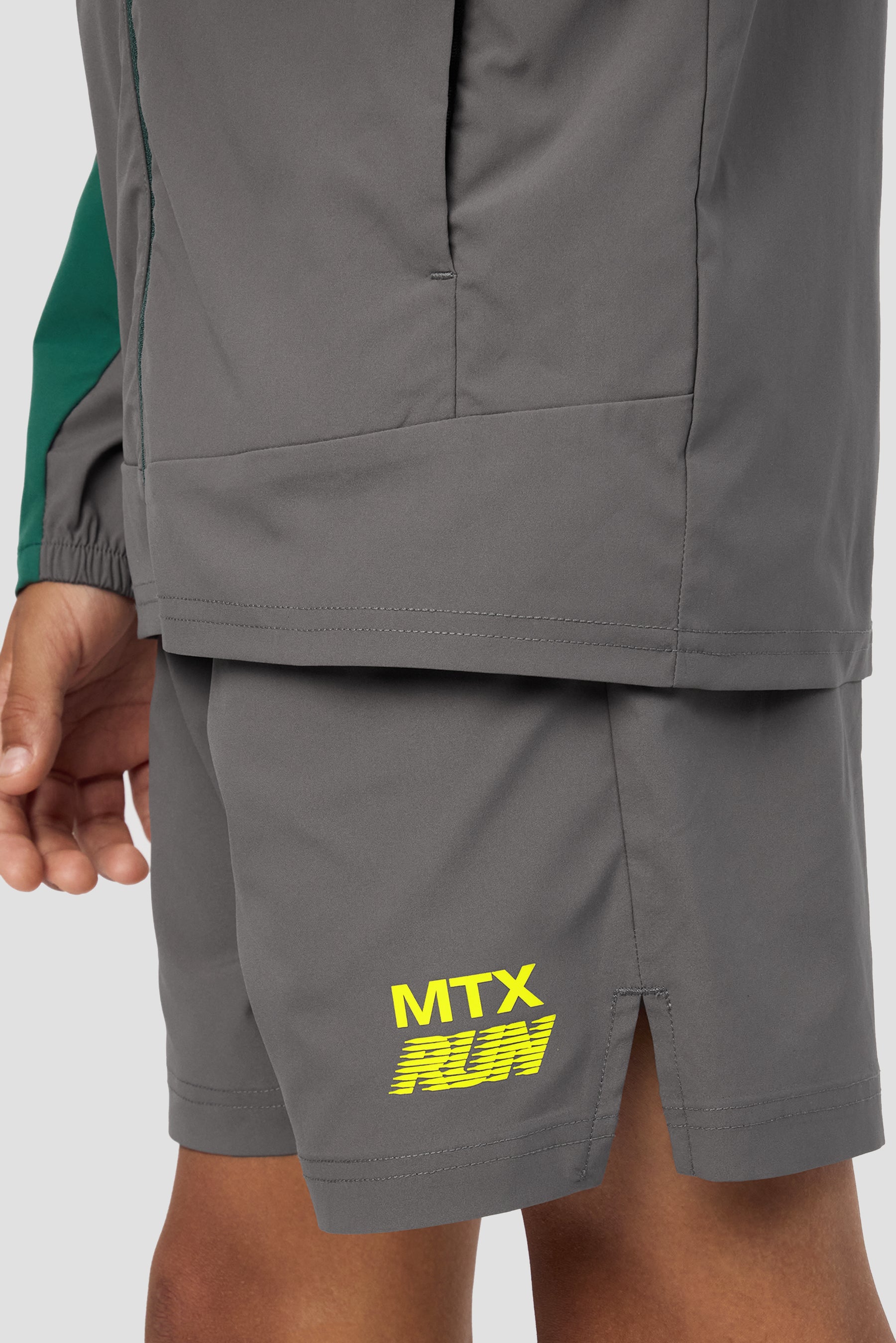 Boy's MTX Run Short - Cement Grey