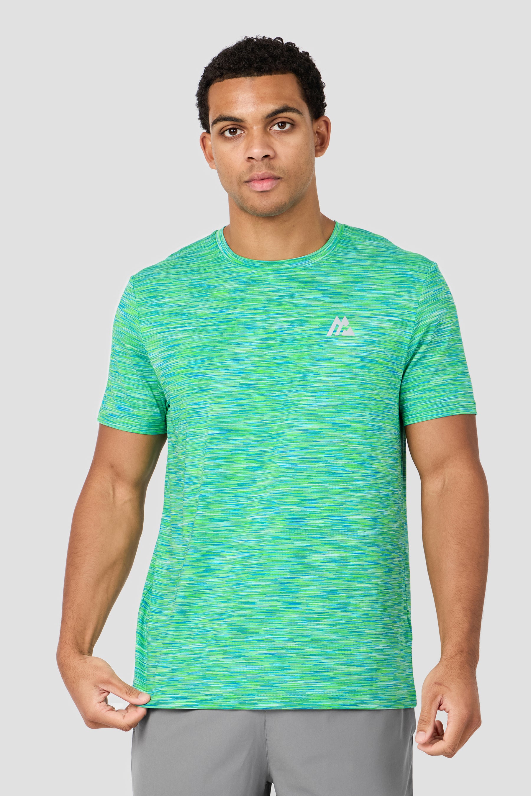 Trail T-Shirt - Blue/Green Multi