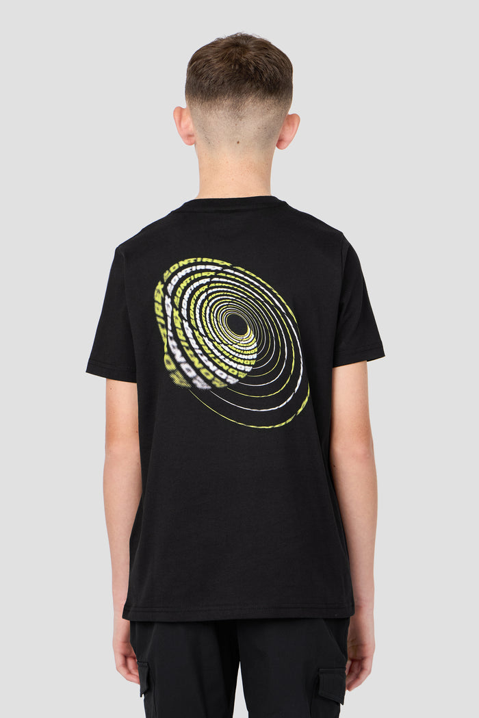Boys Helix Graphic T-Shirt - Black