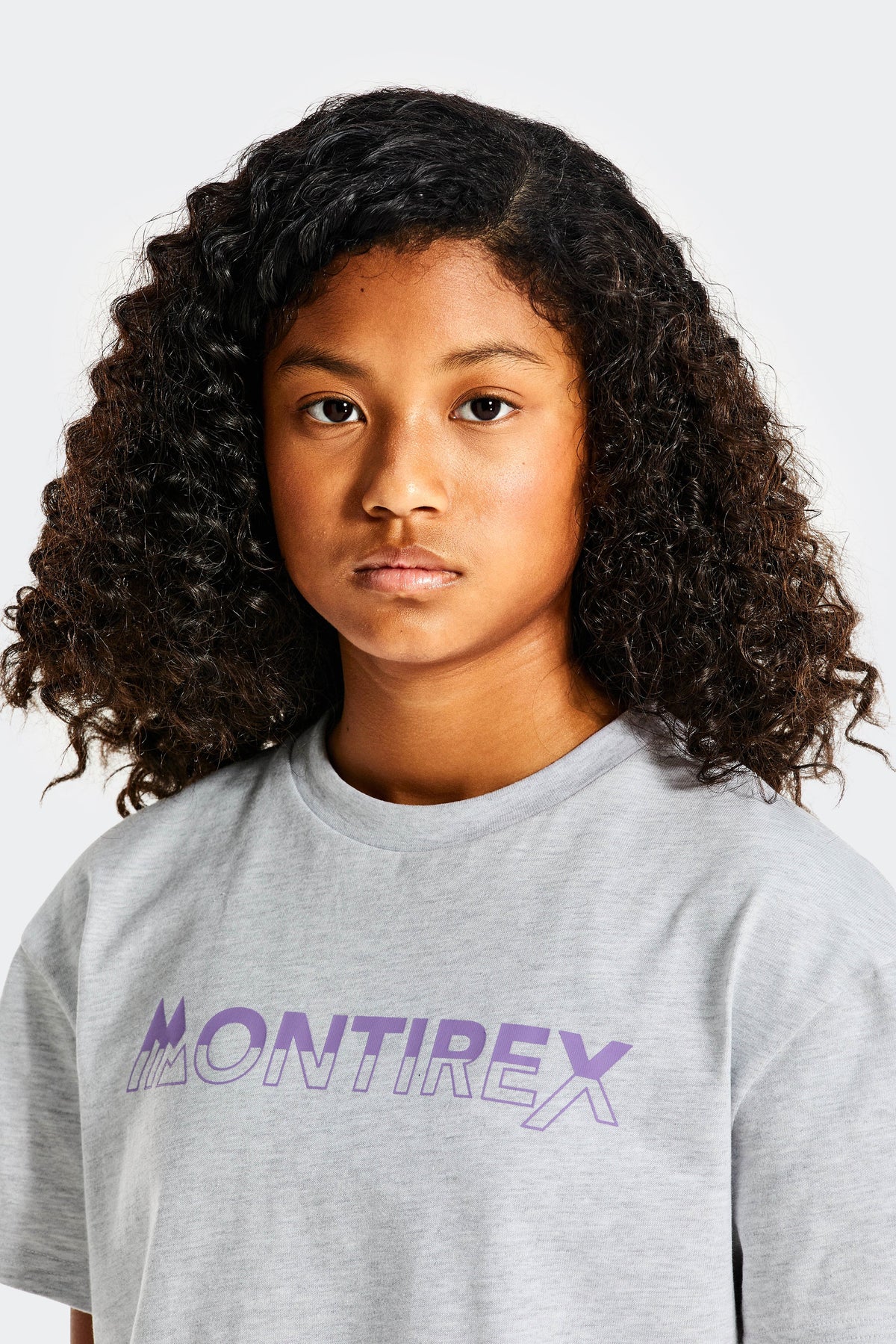 Girls Electra Graphic T-Shirt - Grey Marl