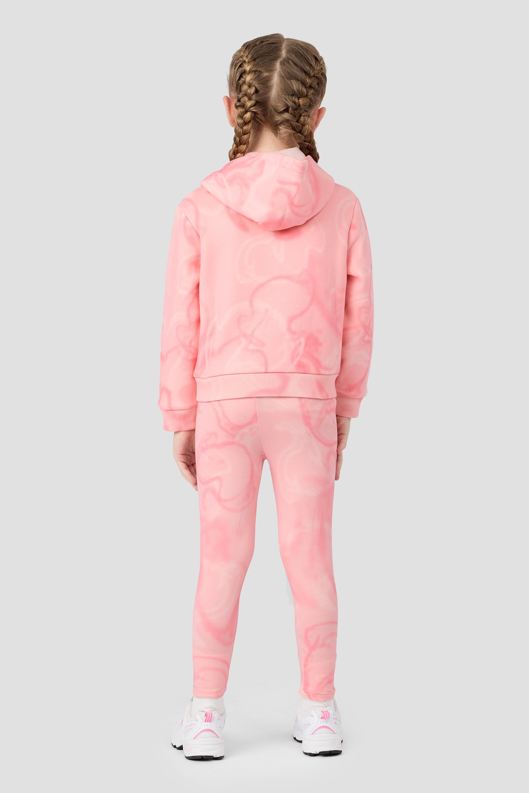 Infant Girl's Swirl Hood/Legging - Ballet/Sweet Pink