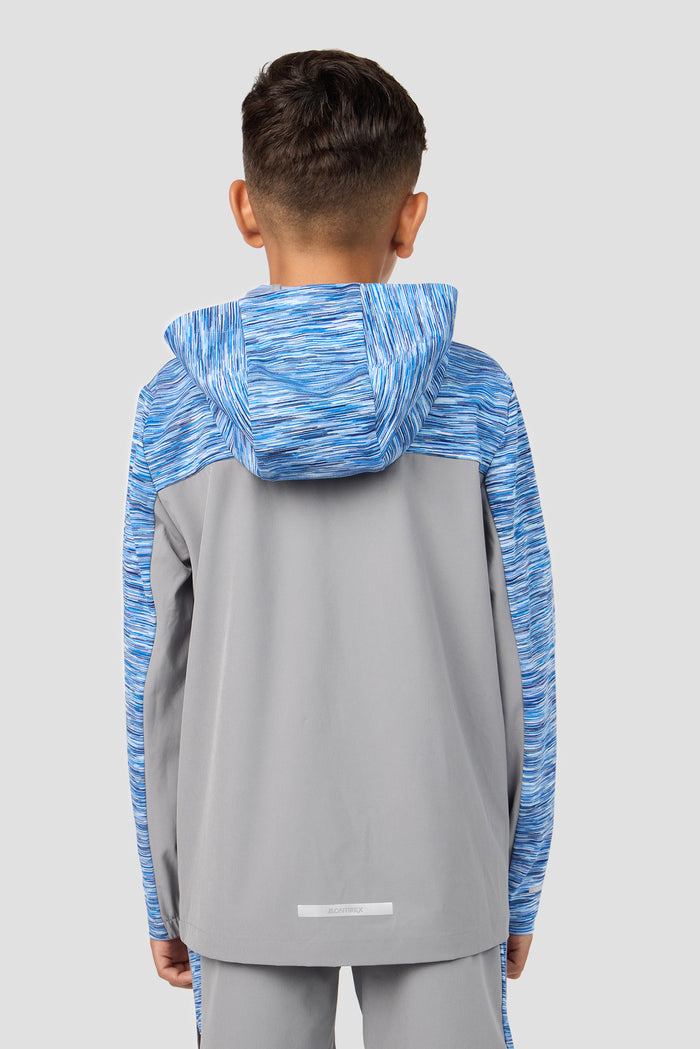 Boys Trail Windbreaker - Blue/White