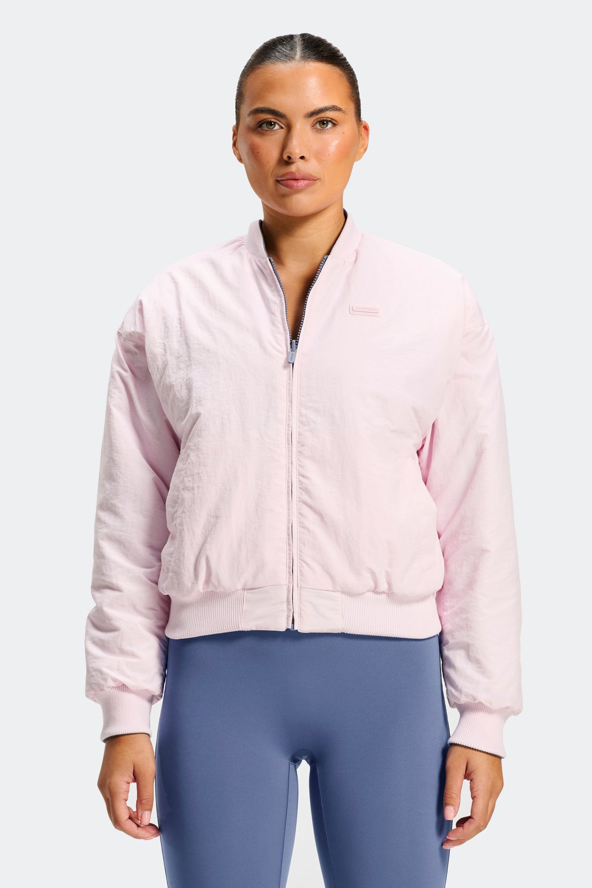 Gemini Reversible Bomber Jacket - Stormy Blue/Fairy Dust