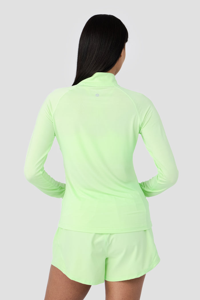 Breathe 1/4 Zip - Iced Matcha