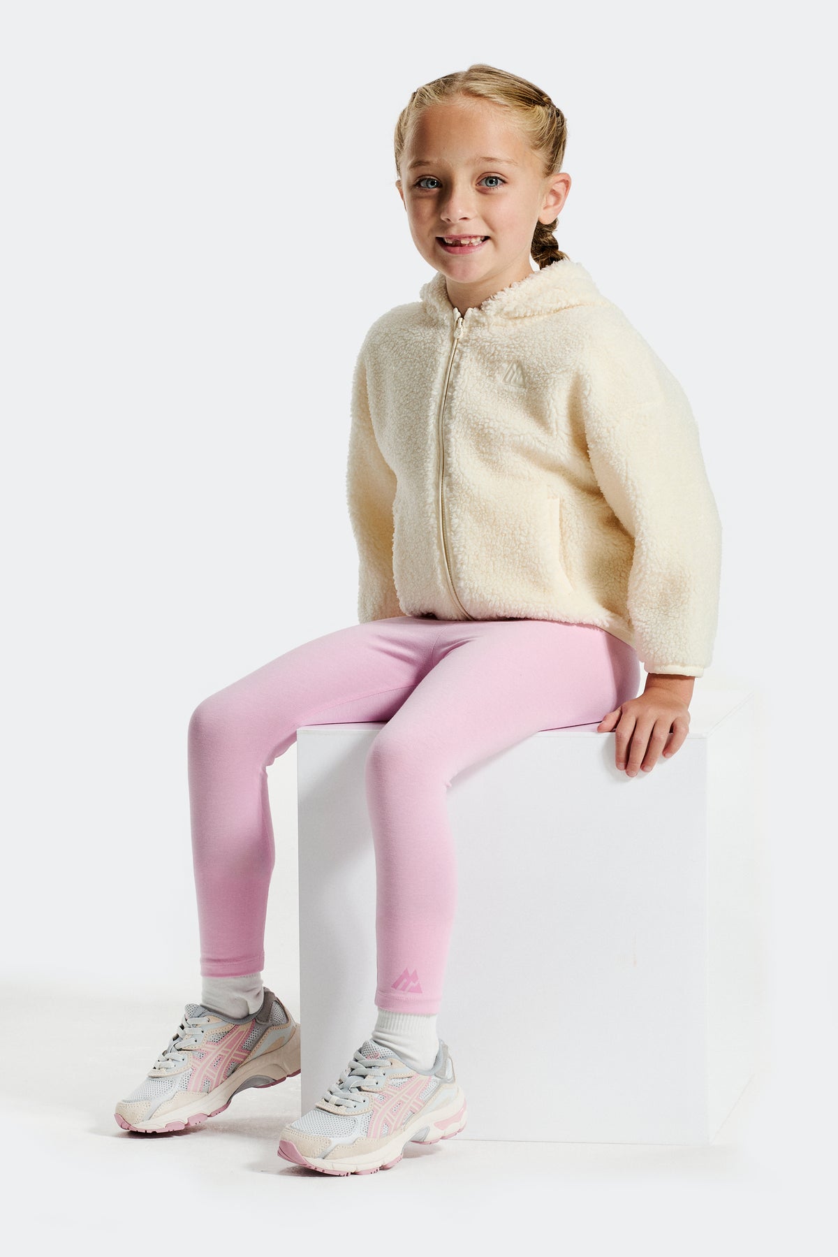 Infant Girl's Glacier Fleece - Linen