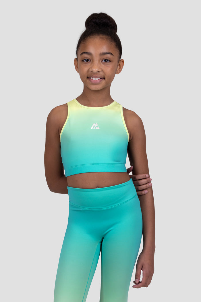 Chicas Glow Vest - Verde Persa/Cítricos