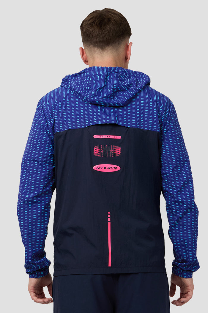MTX Run Tempo Windbreaker - Marine Blue/Midnight Blue
