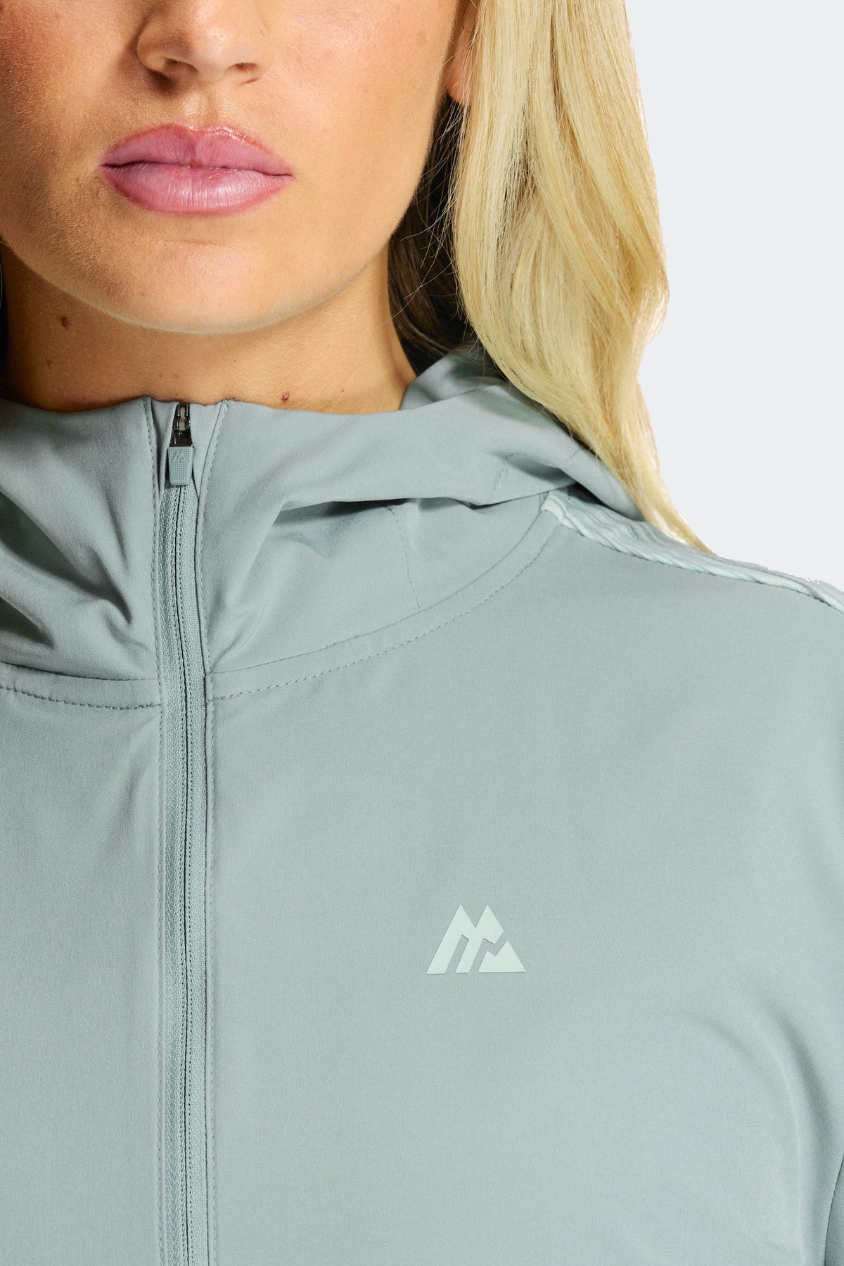 Women's Trail Windbreaker - Slate/Honeydew/White