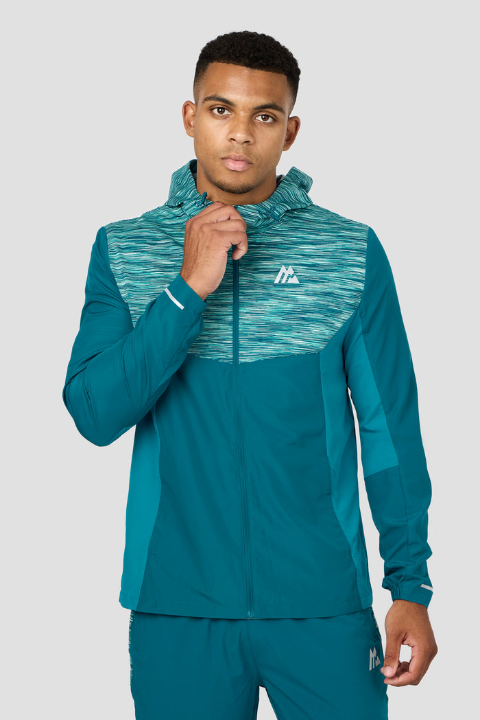 Trail Windbreaker - Teal Multi