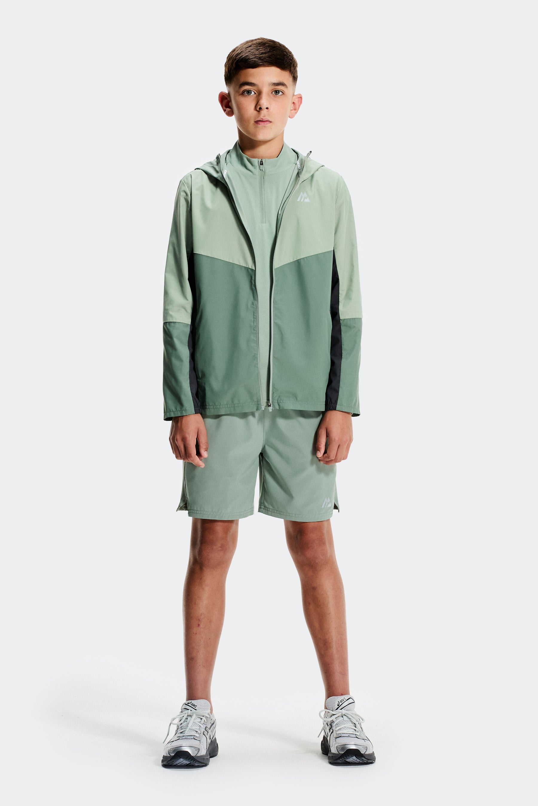 Boys Delta 1/4 Zip - Ash Green