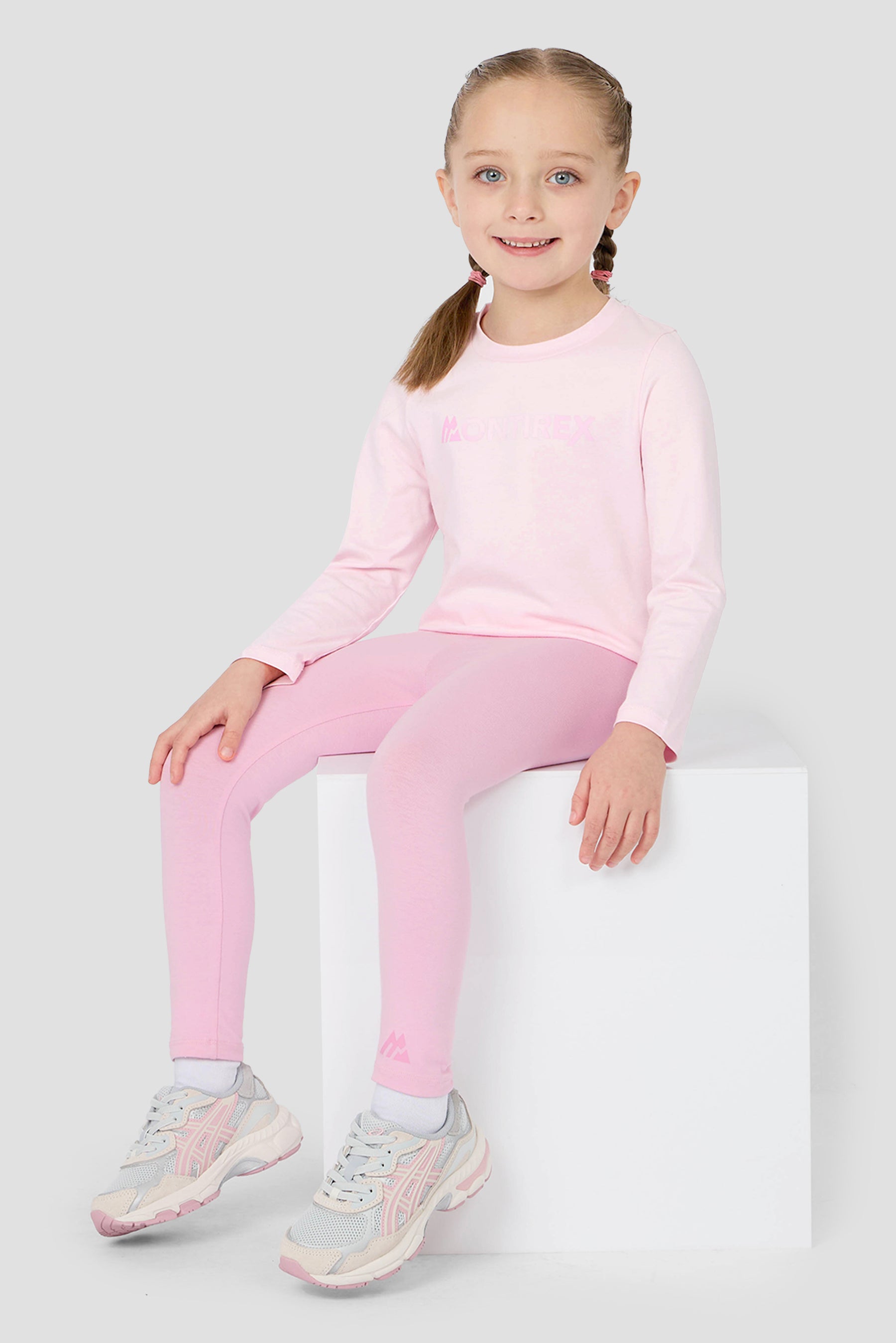 Infant Girls Cloud T-Shirt/Legging Set - Silk Pink