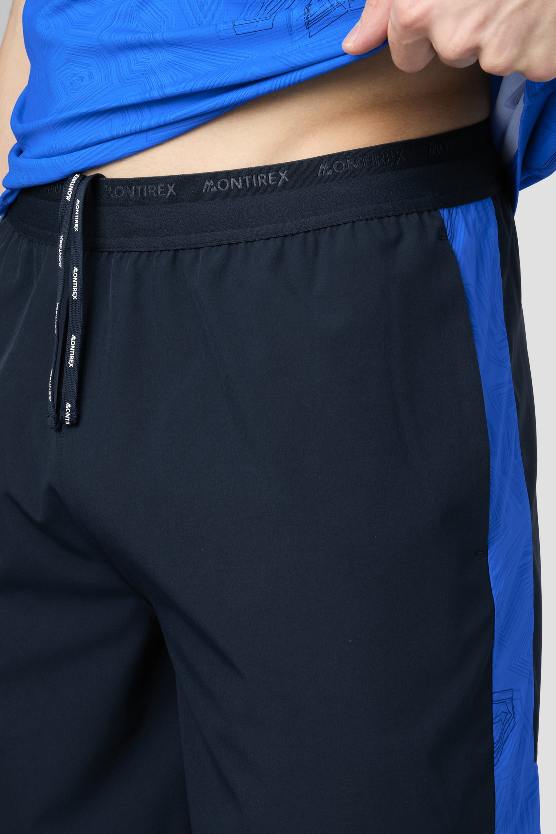 Geo M Print Short - Midnight Blue/Celestial Blue