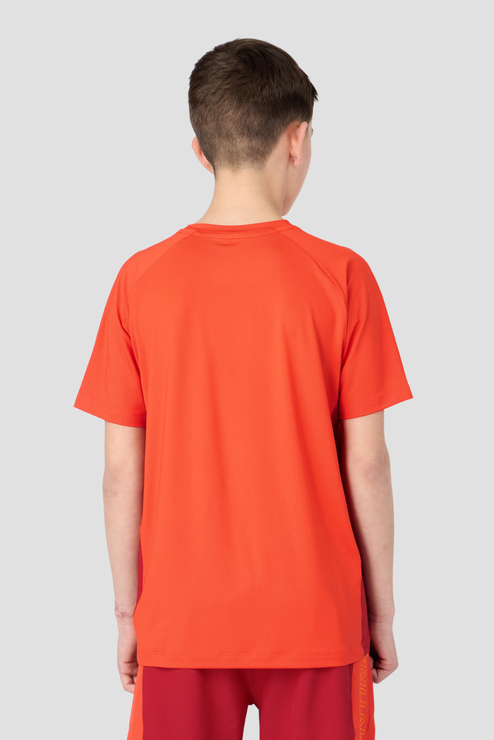 Boys Optic T-Shirt - Blazing Orange/Cranberry/Tangerine Glow