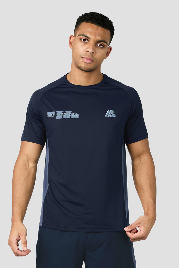 MTX Run City Liverpool T-Shirt - Midnight Blue/Greyed Indigo