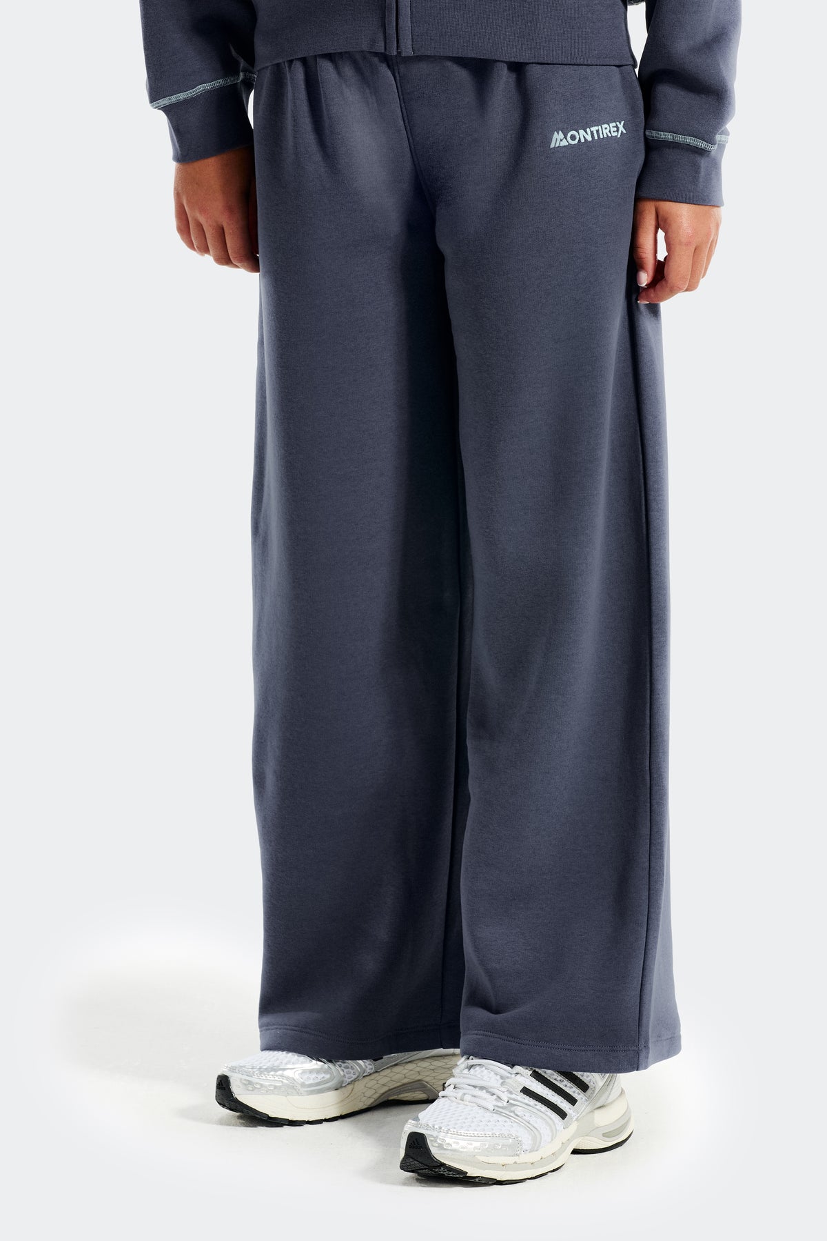 Girls Highlight Wide Leg Jogger - Moonlight Blue
