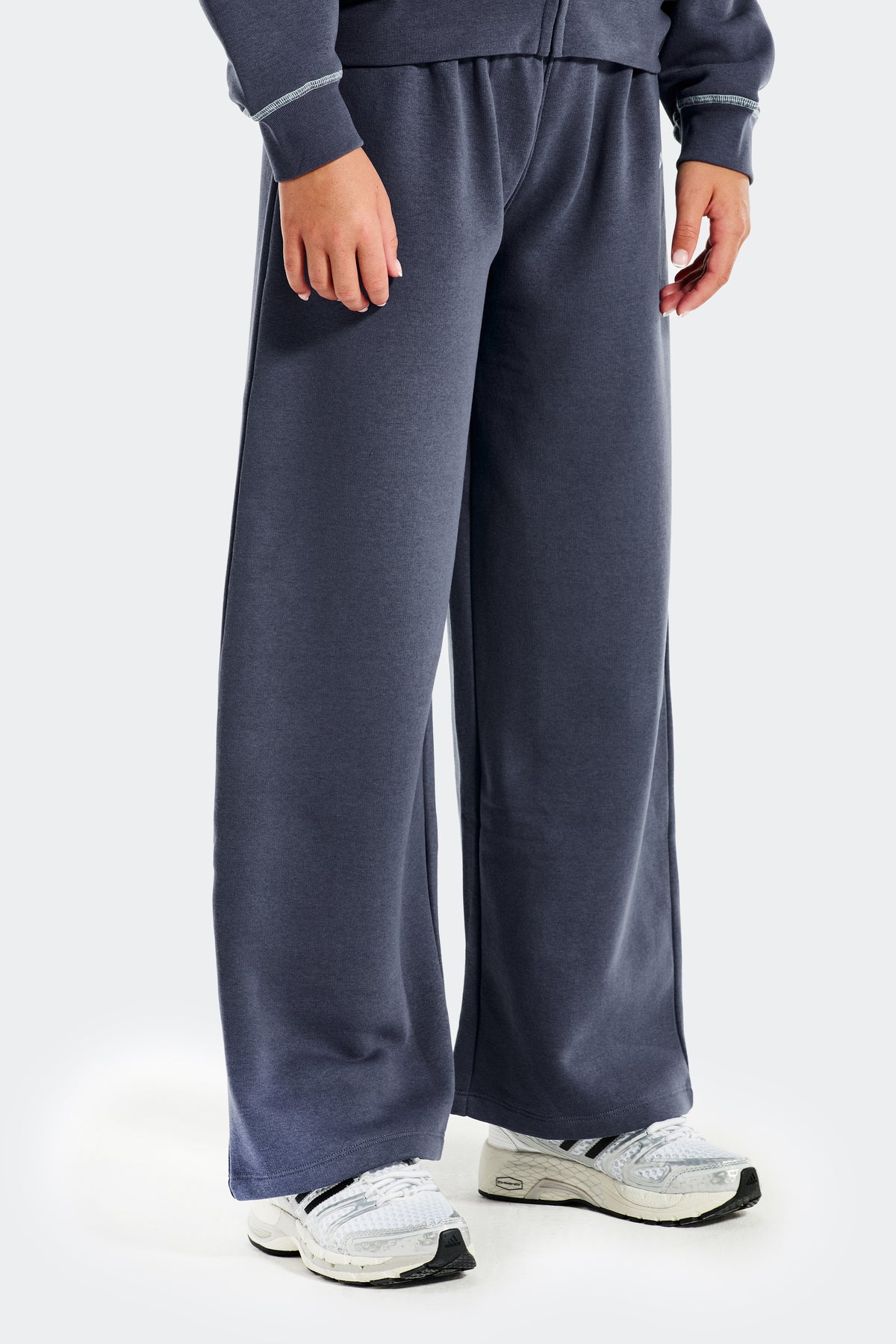 Girls Highlight Wide Leg Jogger - Moonlight Blue
