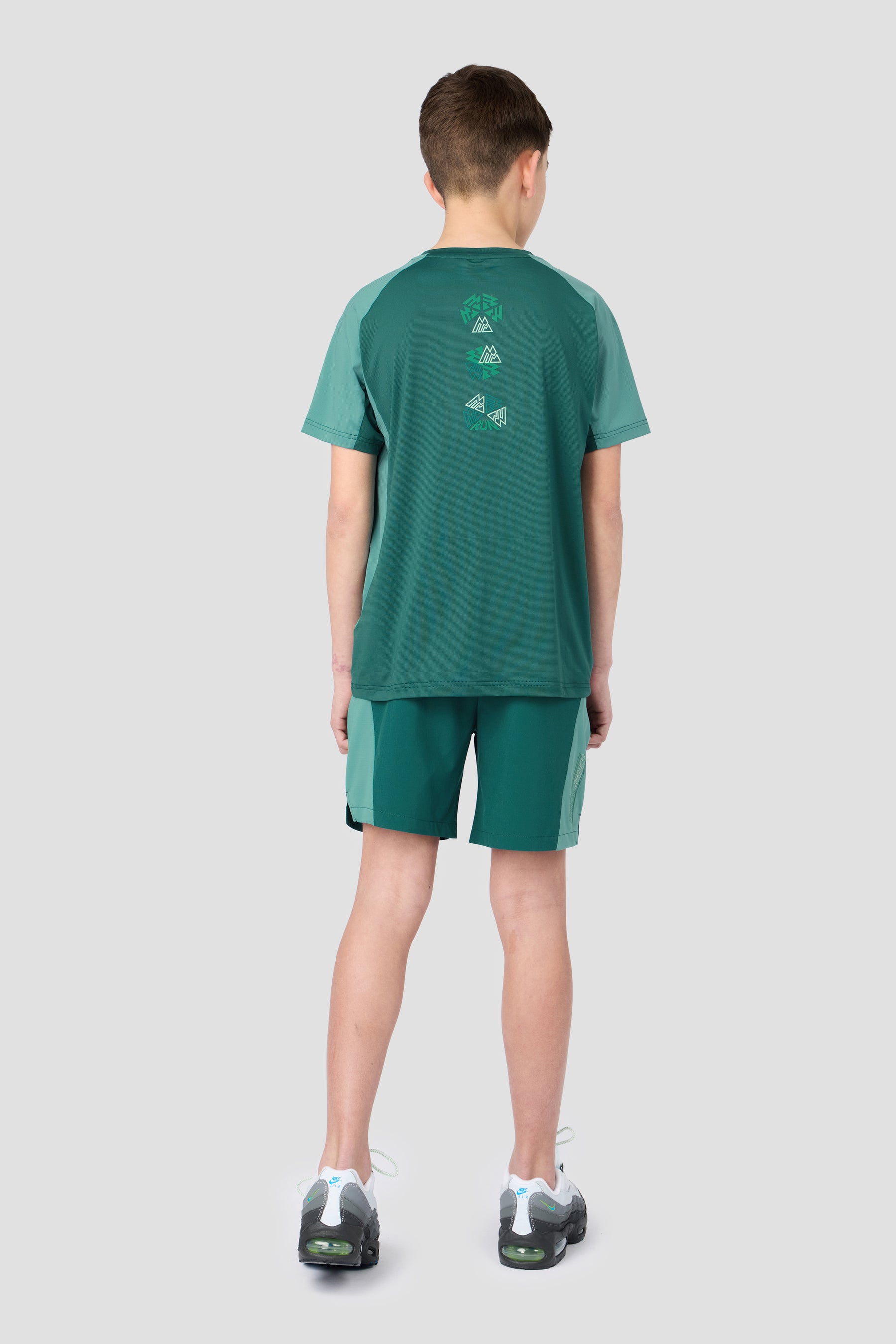 Boys MTX Run Turbo Short - Ocean Abyss/Steel Teal