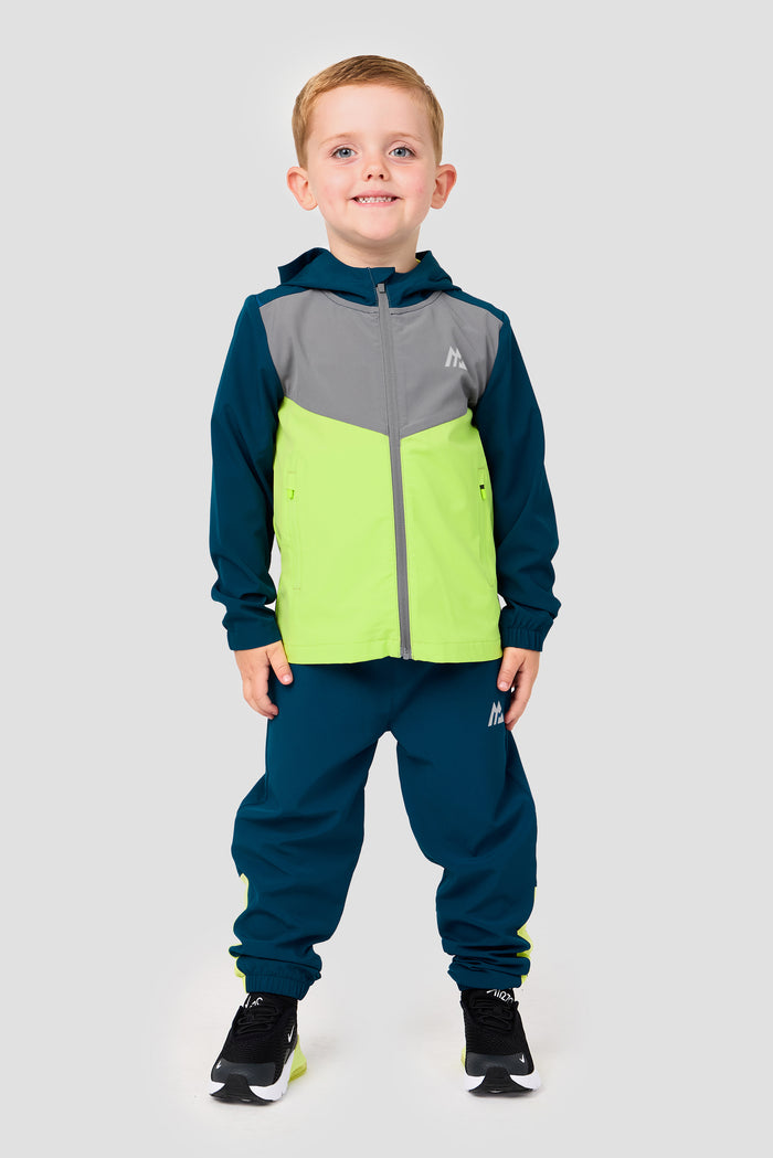Infants Velocity 2.0 Windbreaker - Abyssal/Platinum Green/Apple