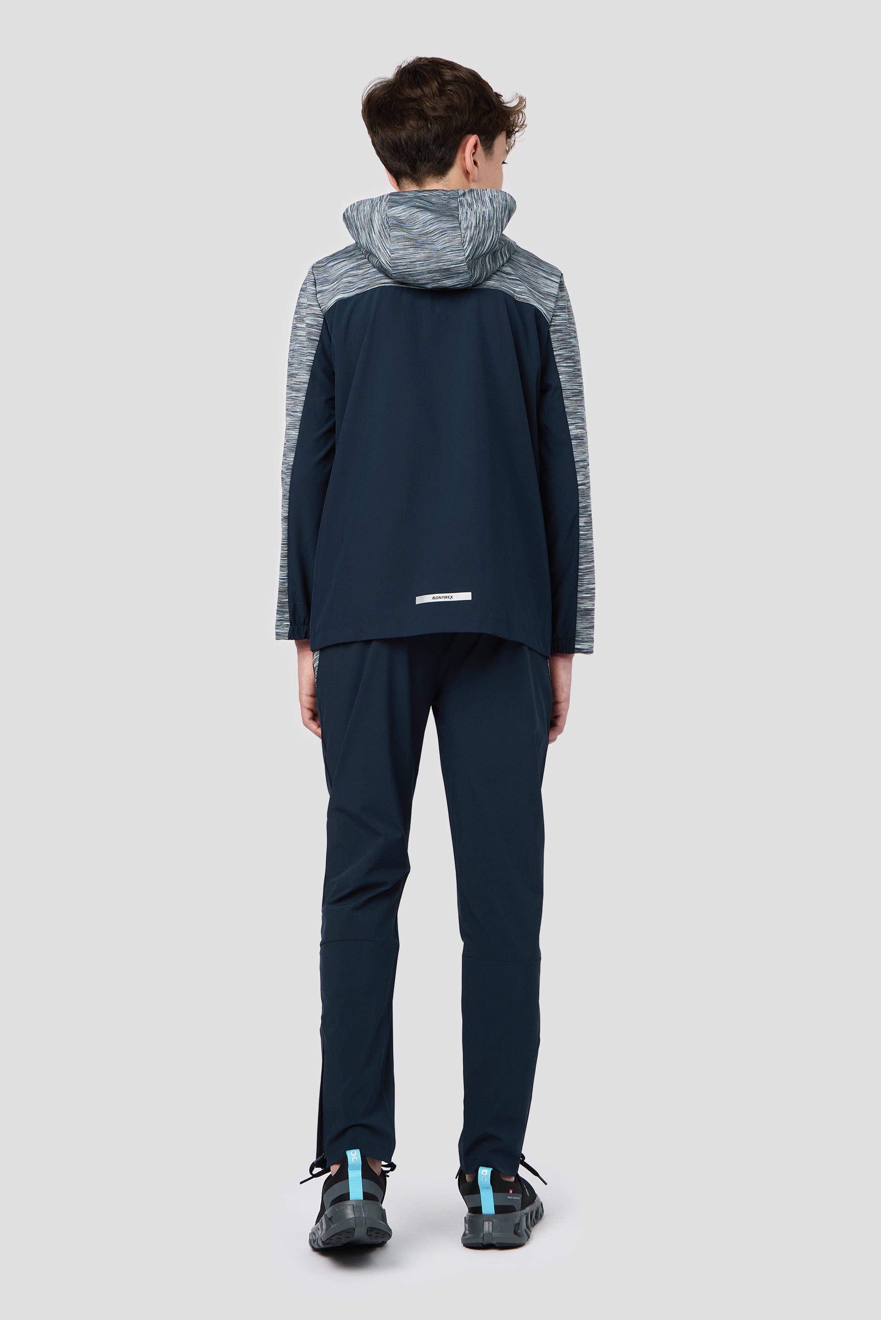 Boys Trail Windbreaker - Navy/Blue/Grey