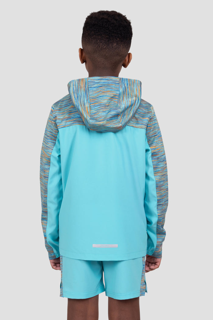 Boys Trail Windbreaker - Blue/Orange