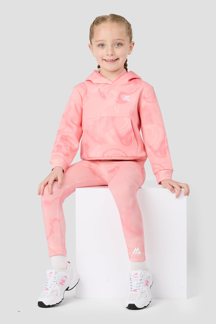 Infant Girl's Swirl Hood/Legging - Ballet/Sweet Pink
