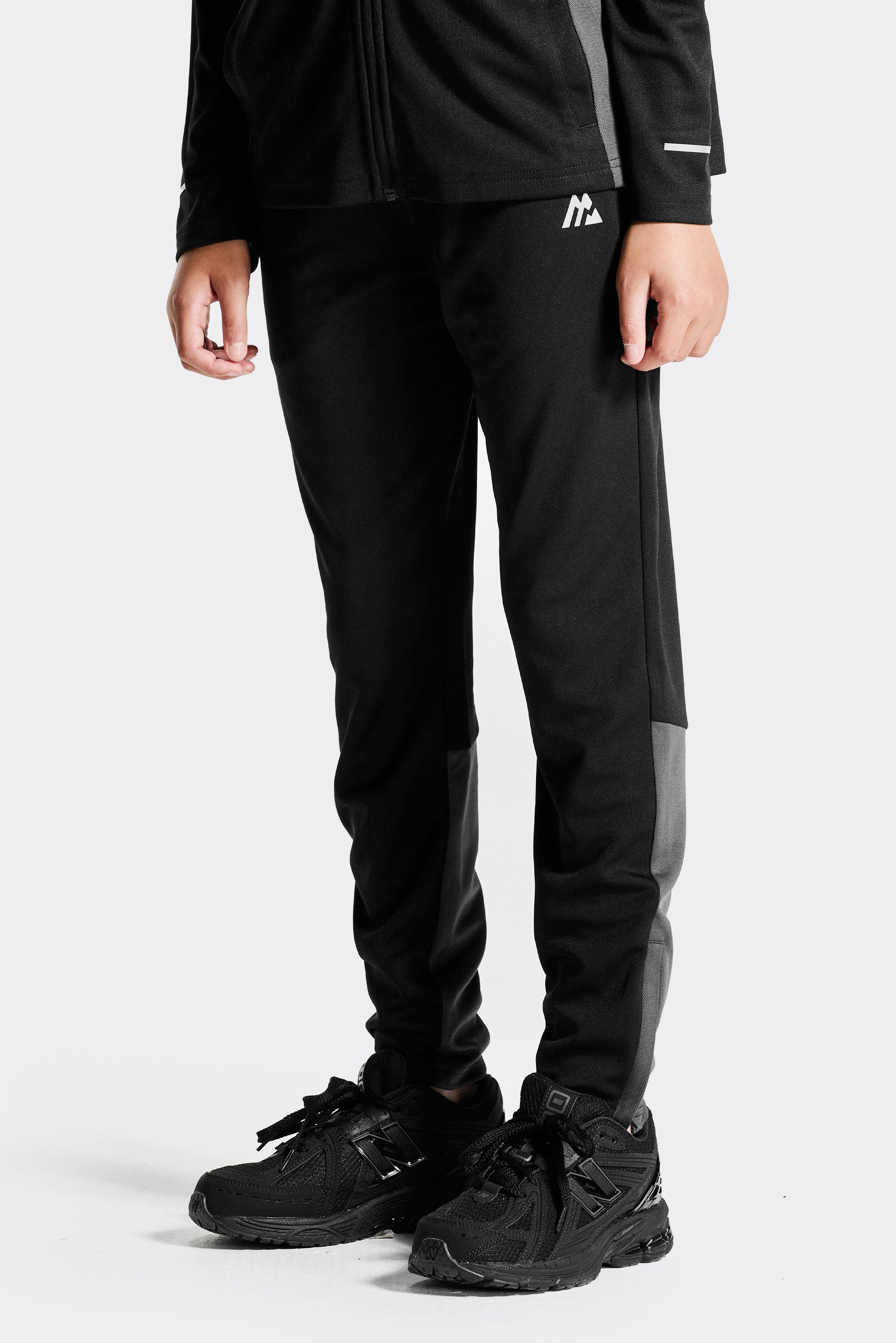 Boys Pace 2.0 Tracksuit Set - Black/Asphalt
