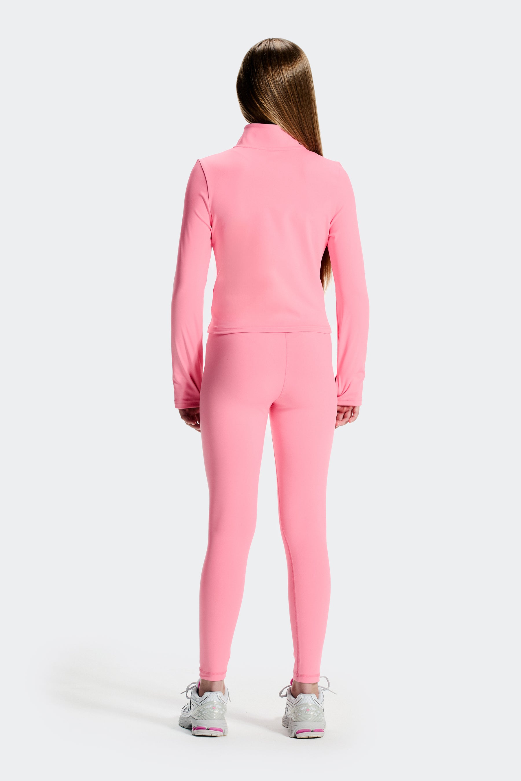 Girls Icon Full Length Legging - Sweet Pink