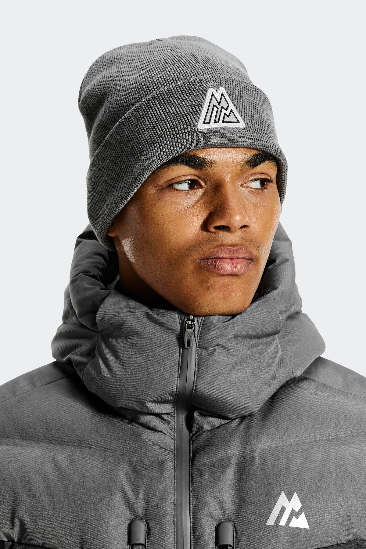 Polar Beanie - Asphalt/Cement Grey/Platinum Grey/Smoke