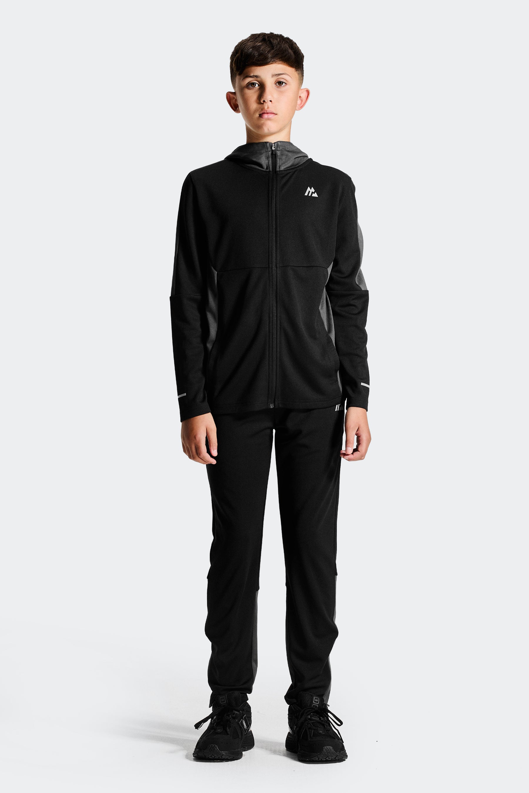 Boys Pace 2.0 Tracksuit Set - Black/Asphalt