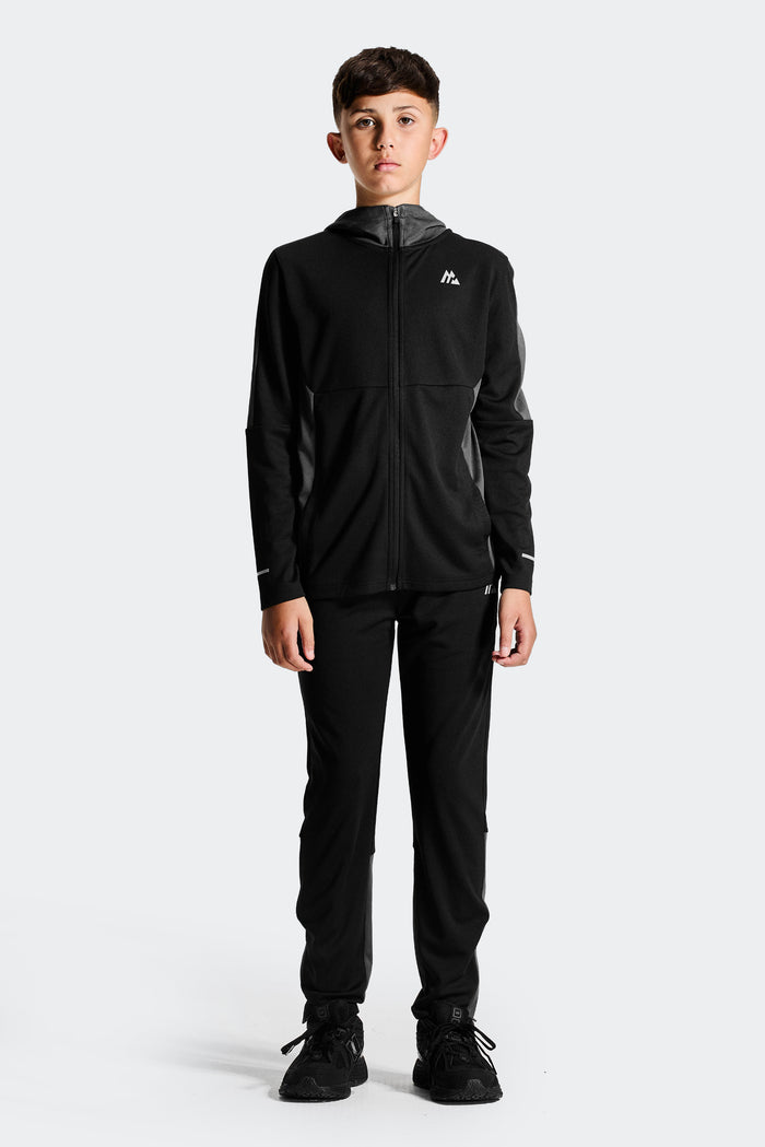 Boys Pace 2.0 Tracksuit Set - Black/Asphalt