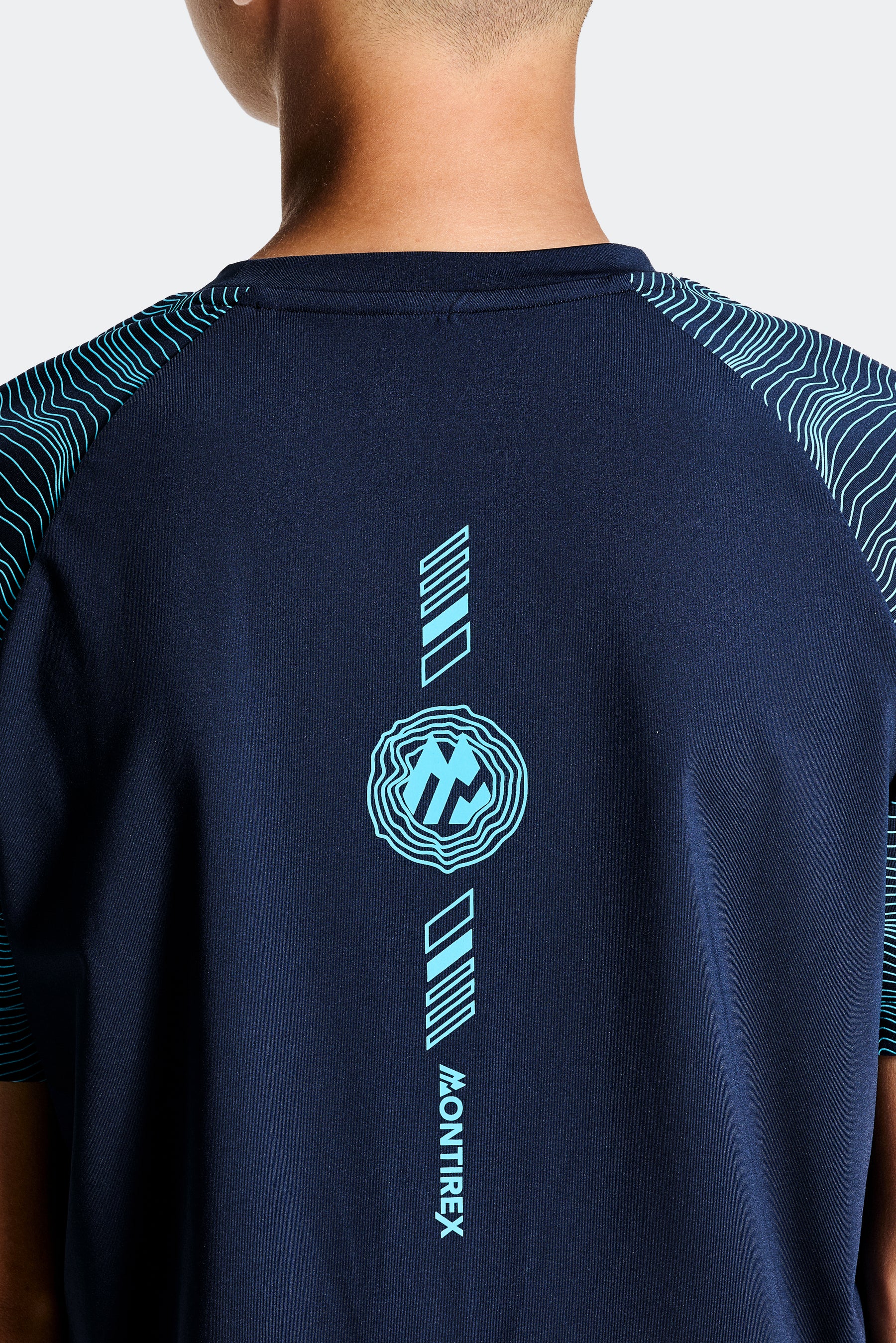 Boys Energy T-Shirt - Midnight Blue/Neon Sky