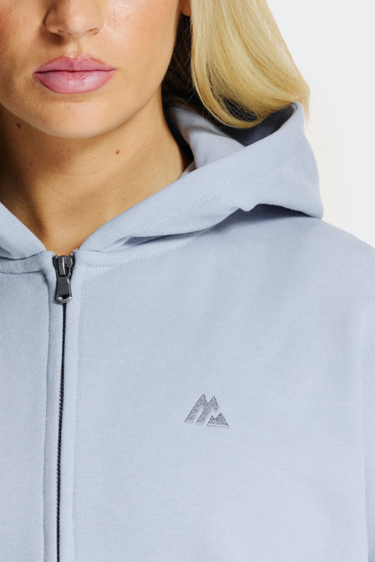 Form Full Zip Hood - Blue Blizzard