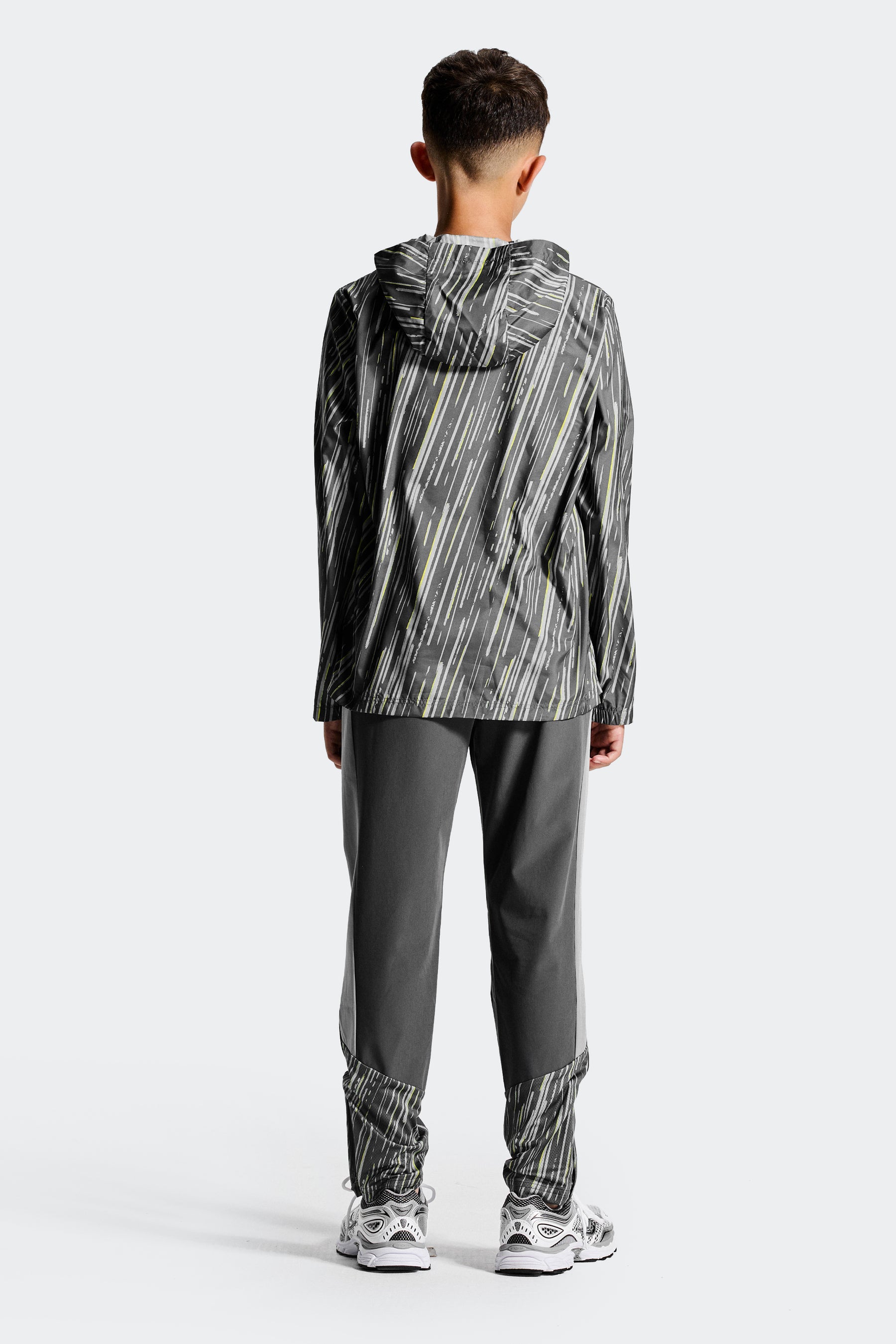 Boys Vigour Pant - Asphalt/Platinum Grey/Blazing Yellow
