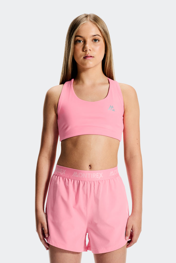 Girls Icon Bra Top - Sweet Pink