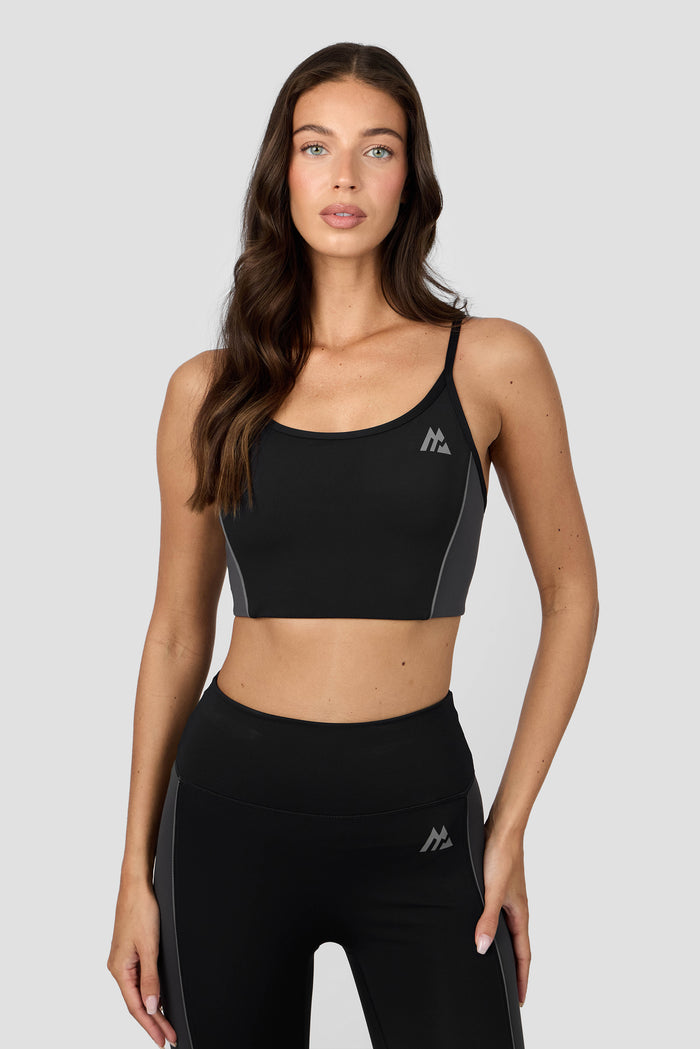 Vitality Sports Bra - Black/Asphalt