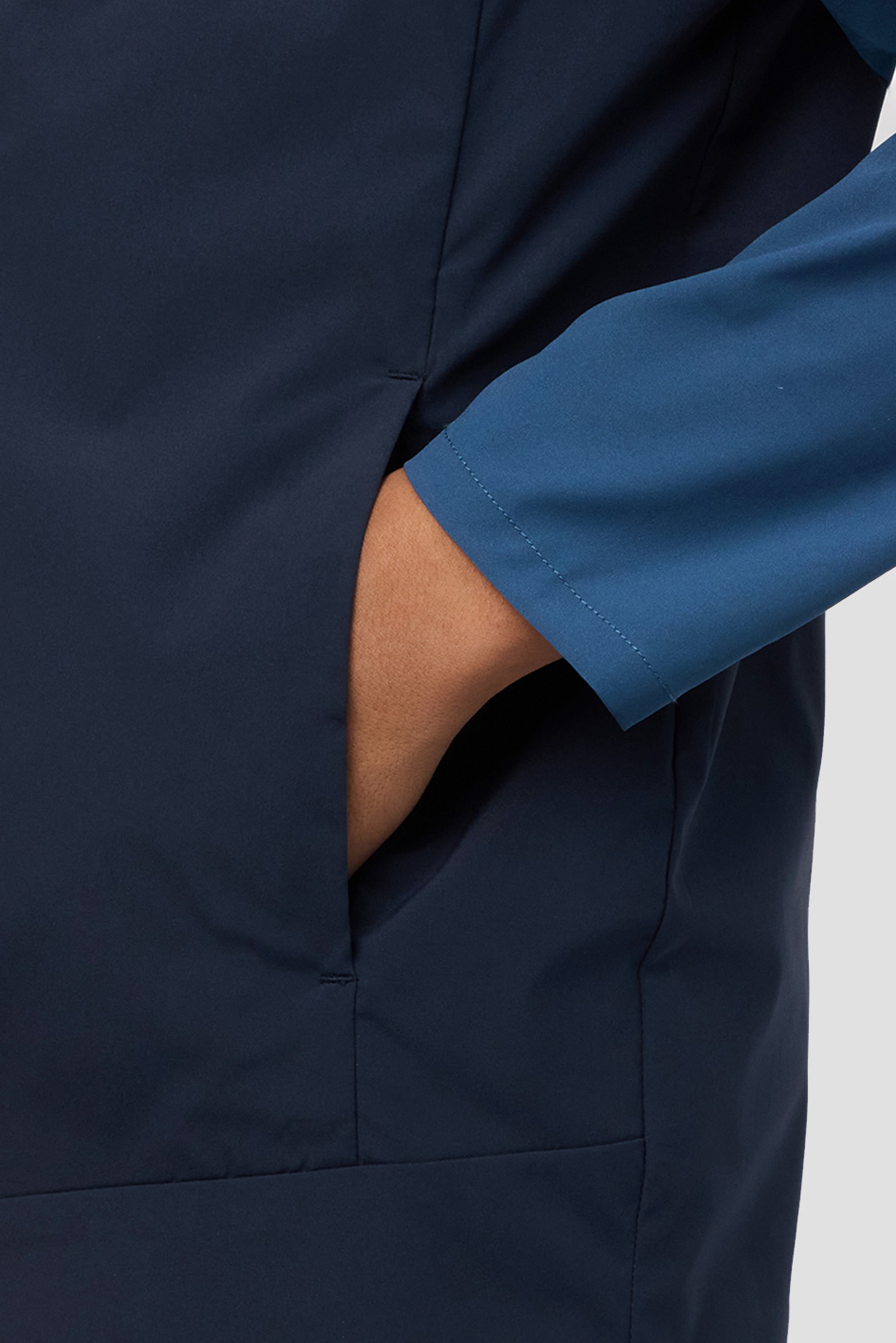 Boys MTX Run Jacket - Midnight Blue/Naval/Hazard