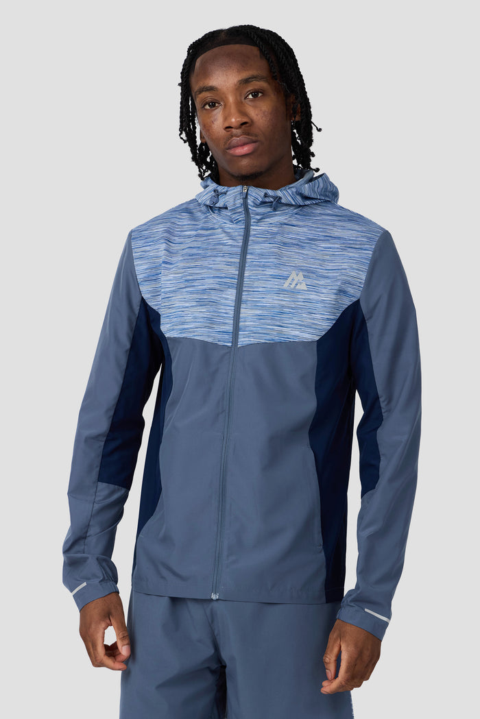Trail Windbreaker - Indigo/Light Blue Multi