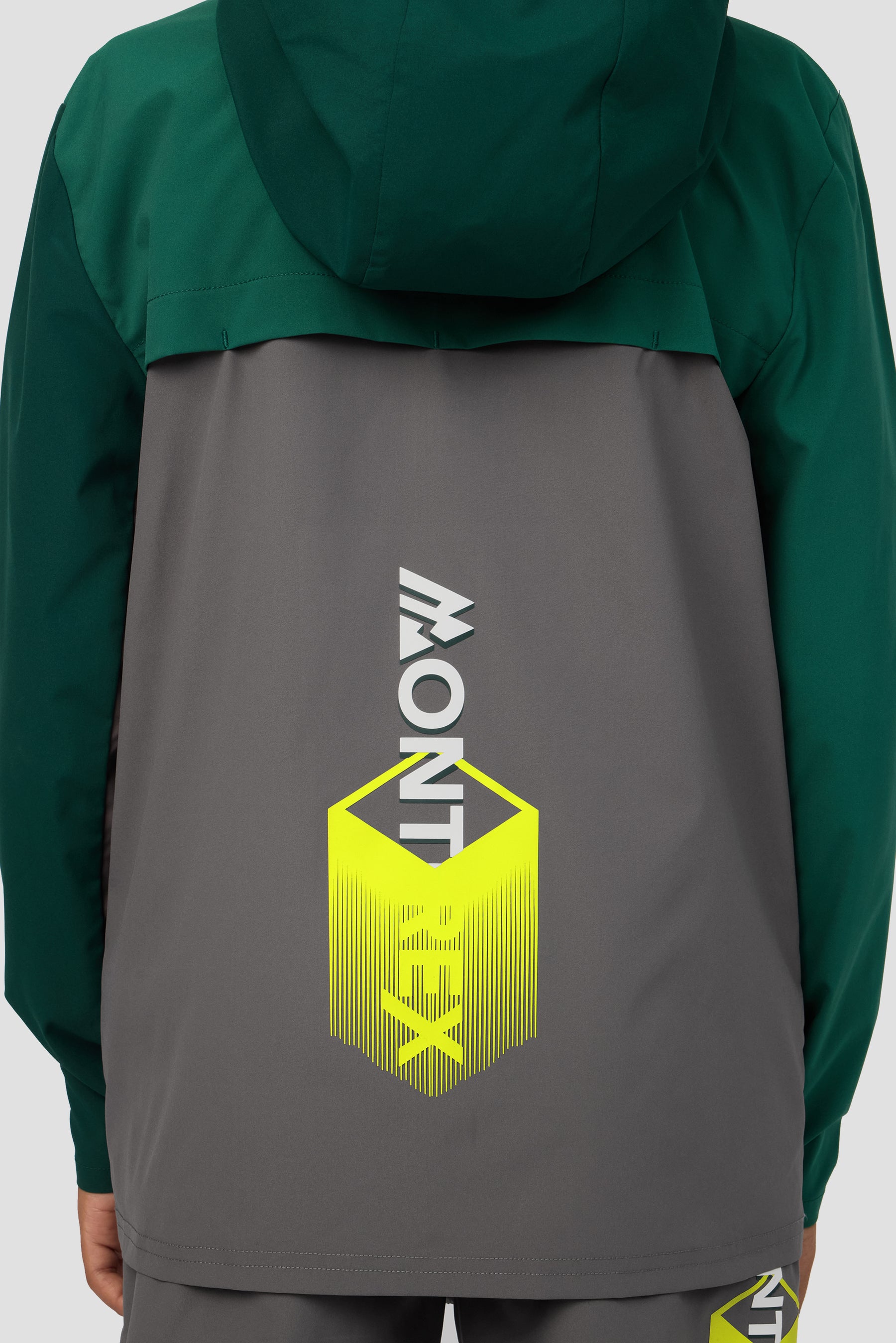 Boys MTX Run Jacket - Cement Grey/Evergreen/Sherwood