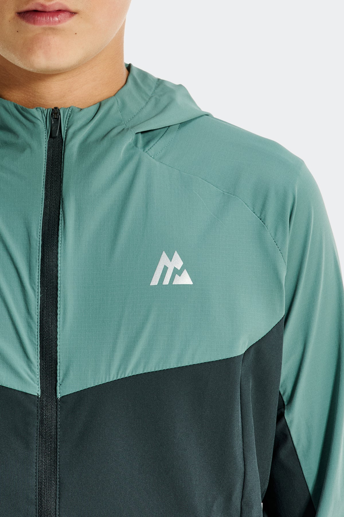 Boys Source Jacket - Charcoal Green/Mineral Green