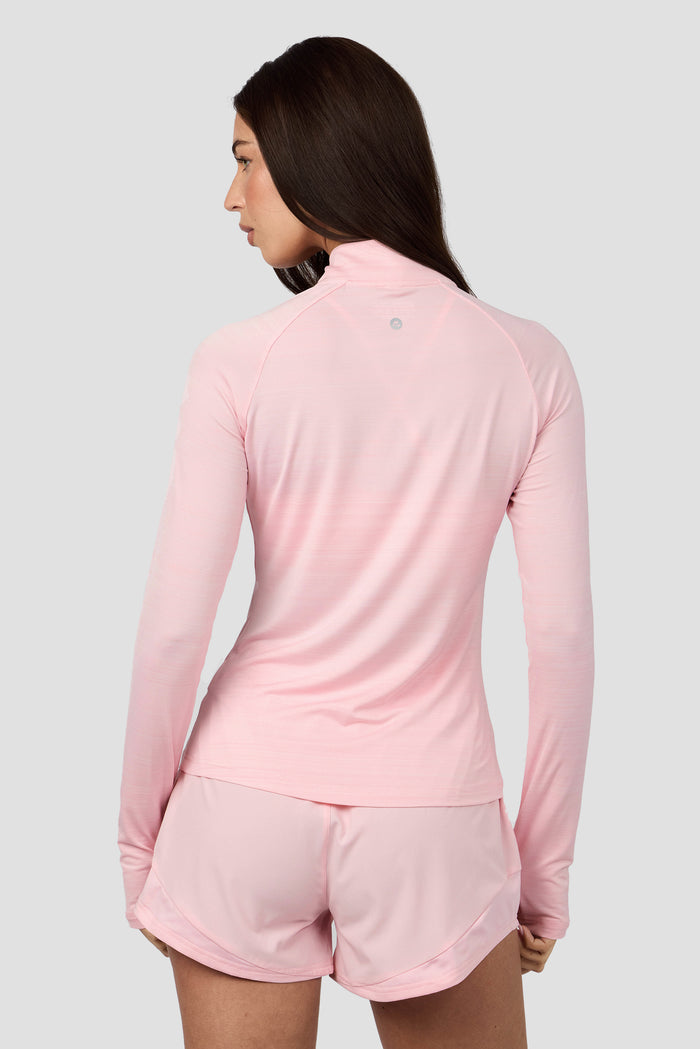 Breathe 1/4 Zip - Light Pink