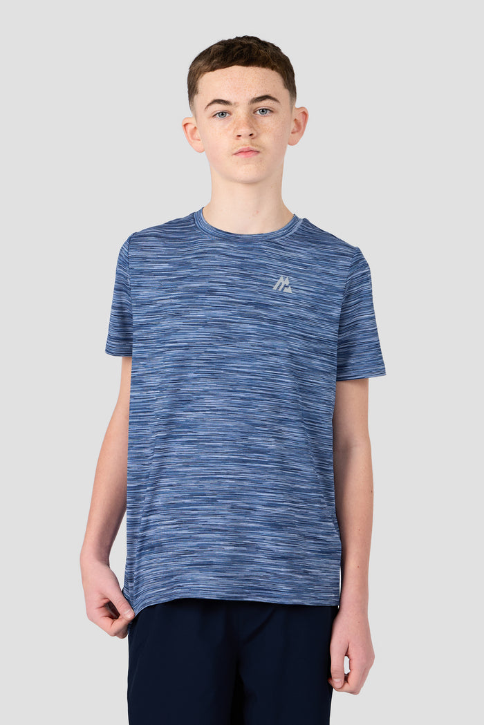 Boys Trail 2.0 T-Shirt - Navy/Charcoal Blue Multi