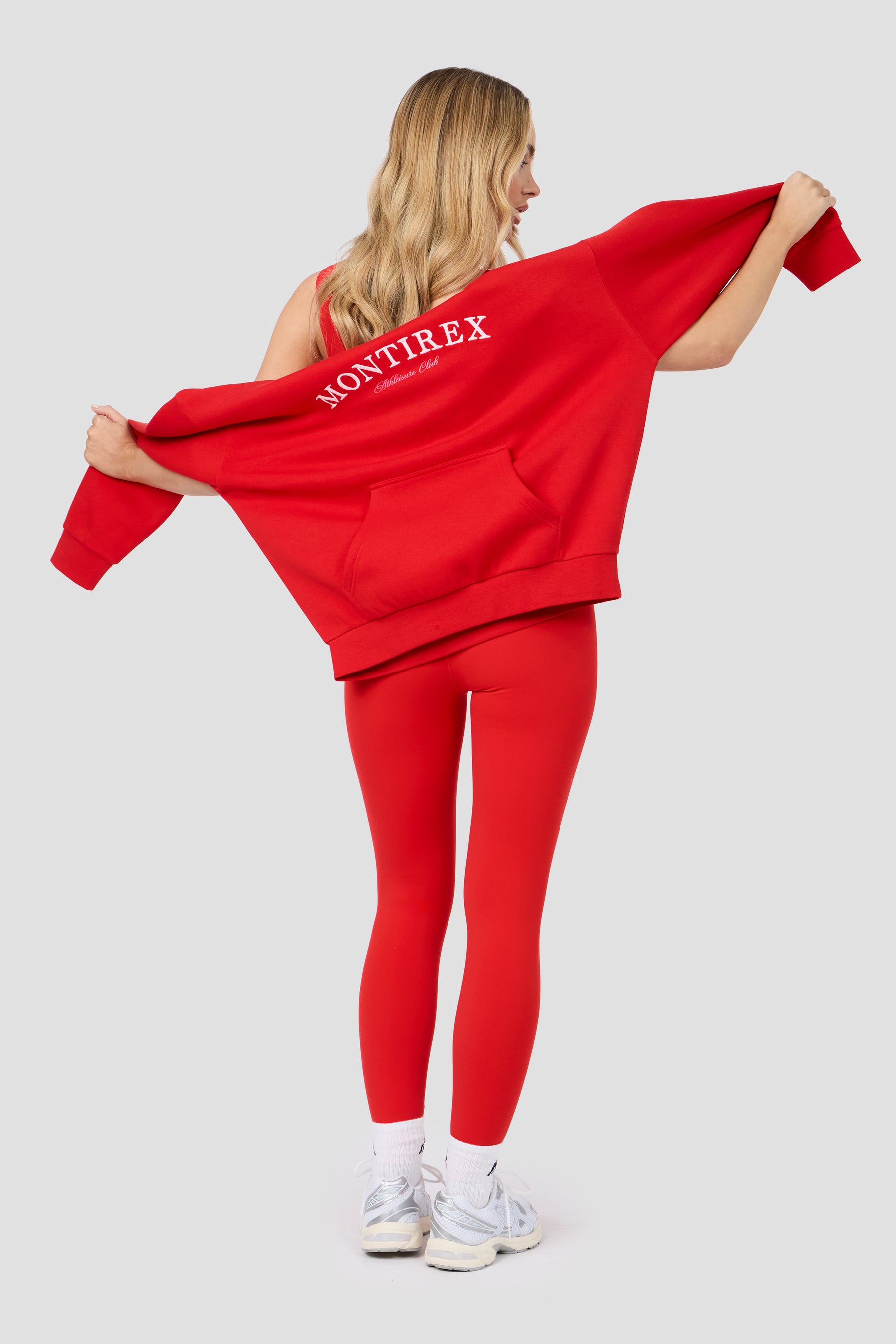 Athleisure Club Hood - Poppy Red