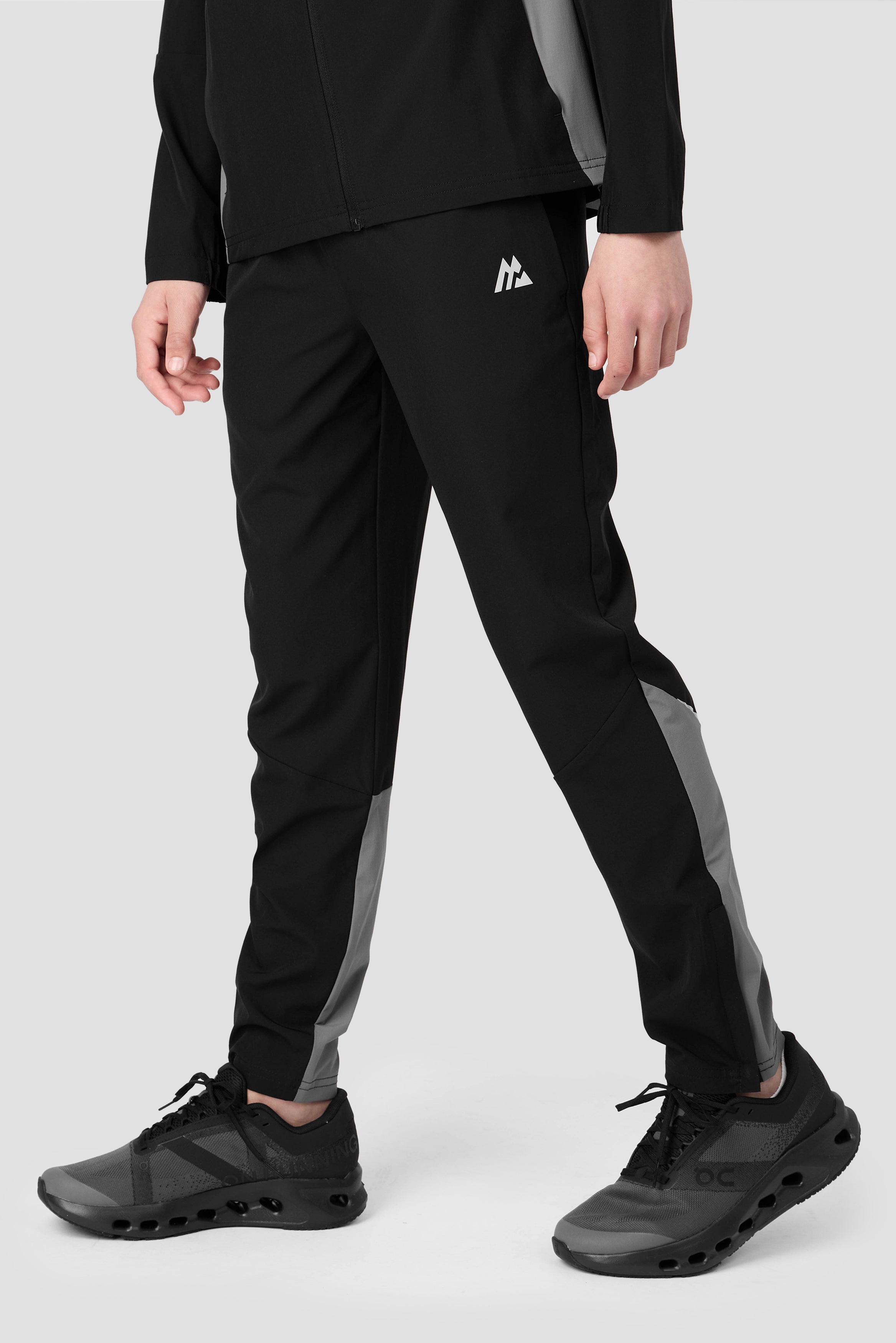 Montirex Jongens Scope Broek - Zwart/Cementgrijs | Sportkleding