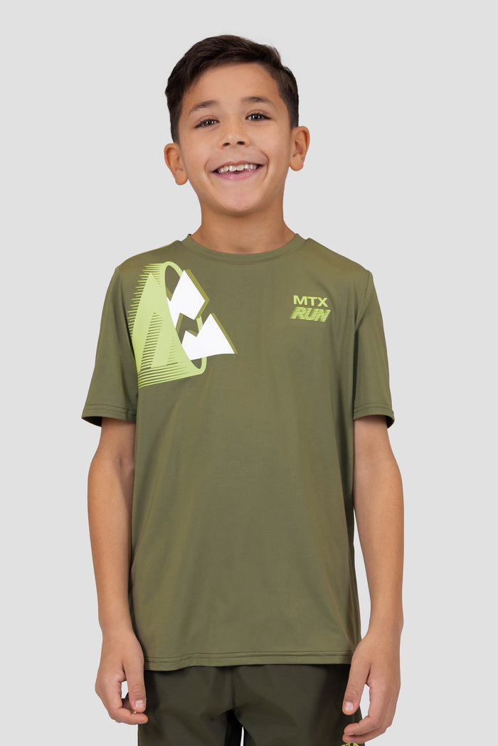 Boys MTX Run T-Shirt - Orchard/Eden